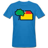 Männer Bio T-Shirt - Continental Clothing - Pfauenblau