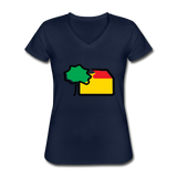 Frauen Classic V-Ausschnitt T-Shirt - Gildan - Navy