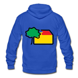 Unisex Hoodie Jacke - Bella + Canvas - Royalblau