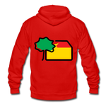 Unisex Hoodie Jacke - Bella + Canvas - klassisch Rot