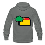 Unisex Hoodie Jacke - Bella + Canvas - Grau