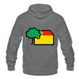 Unisex Hoodie Jacke - Bella + Canvas - Grau