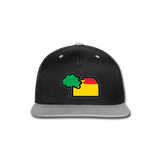 Kontrast Snapback Cappy - Schwarz/Grau