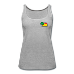 Frauen Premium Tank Top - AKB-Logo - Grau meliert