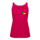 Frauen Premium Tank Top - AKB-Logo - dunkles Pink