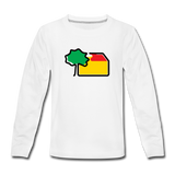 Kinder Premium Langarm Shirt - AKB-Logo - Weiß