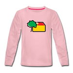 Kinder Premium Langarm Shirt - AKB-Logo - Hellrosa