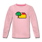 Kinder Premium Langarm Shirt - AKB-Logo - Hellrosa