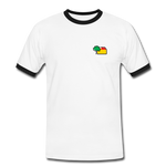Männer Ring Shirt - AKB-Logo - Weiß/Schwarz