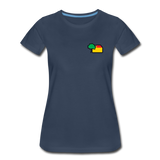 Frauen Premium T-Shirt - AKB-Logo - Navy