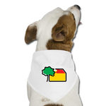 Hunde Bandana - AKB-Logo - Weiß