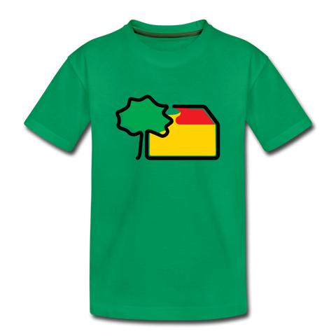 Kinder Premium T-Shirt - AKB-Logo - Kelly Green