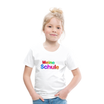 Kinder Premium T-Shirt - Meine Schule - girl - Weiß