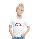 Kinder Premium T-Shirt - Meine Schule - girl - Weiß