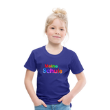 Kinder Premium T-Shirt - Meine Schule - girl - Königsblau