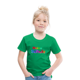 Kinder Premium T-Shirt - Meine Schule - girl - Kelly Green