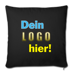 Sofa-Kissen 45x45 cm - Beispiel-Logo - Schwarz