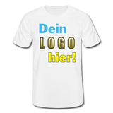 Männer T-Shirt von Fruit of the Loom - Beispiel-Logo - Weiß