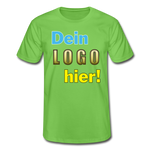 Männer T-Shirt von Fruit of the Loom - Beispiel-Logo - Hellgrün