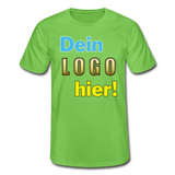 Männer T-Shirt von Fruit of the Loom - Beispiel-Logo - Hellgrün