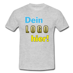 Männer T-Shirt von Gildan - Beispiel-Logo - Grau meliert