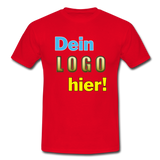 Männer T-Shirt von Gildan - Beispiel-Logo - Rot