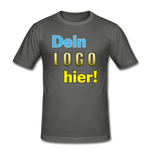 Männer Slim Fit T-Shirt von Stedman - Beispiel-Logo - Graphite