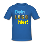 Männer Slim Fit T-Shirt von Stedman - Beispiel-Logo - Königsblau