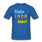 Männer Slim Fit T-Shirt von Stedman - Beispiel-Logo - Königsblau