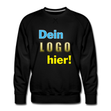 Männer Premium Sweatshirt - Beispiel-Logo - Schwarz