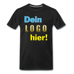 Männer Premium T-Shirt - Beispiel-Logo - Schwarz