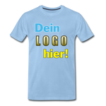 Männer Premium T-Shirt - Beispiel-Logo - Sky