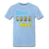 Männer Premium T-Shirt - Beispiel-Logo - Sky