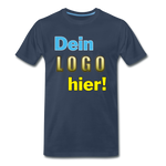 Männer Premium T-Shirt - Beispiel-Logo - Navy