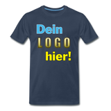 Männer Premium T-Shirt - Beispiel-Logo - Navy