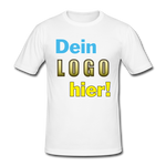 Männer Heavy T-Shirt von Gildan - Beispiel-Logo - Weiß