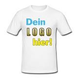 Männer Heavy T-Shirt von Gildan - Beispiel-Logo - Weiß