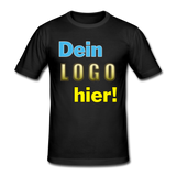 Männer Heavy T-Shirt von Gildan - Beispiel-Logo - Schwarz