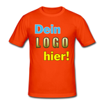 Männer Heavy T-Shirt von Gildan - Beispiel-Logo - kräftig Orange