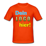 Männer Heavy T-Shirt von Gildan - Beispiel-Logo - kräftig Orange