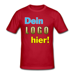 Männer Heavy T-Shirt von Gildan - Beispiel-Logo - Wine