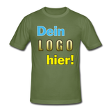 Männer Heavy T-Shirt von Gildan - Beispiel-Logo - Militärgrün