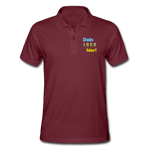 Männer Polo Shirt Slim von Continental Clothing - Beispiel-Logo - Bordeaux