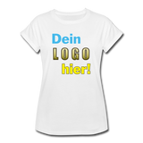 Frauen Oversize T-Shirt - Beispiel-Logo - Weiß