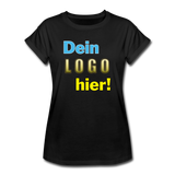 Frauen Oversize T-Shirt - Beispiel-Logo - Schwarz