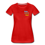 Frauen Premium T-Shirt - Beispiel-Logo - Rot