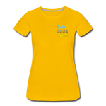 Frauen Premium T-Shirt - Beispiel-Logo - Sonnengelb