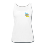 Frauen Premium Tank Top - Beispiel-Logo - Weiß