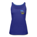 Frauen Premium Tank Top - Beispiel-Logo - Königsblau