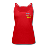 Frauen Premium Tank Top - Beispiel-Logo - Rot